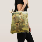 boeren, terug naar het Boerderij door NC Wyeth Tote Bag (Dichtbij)