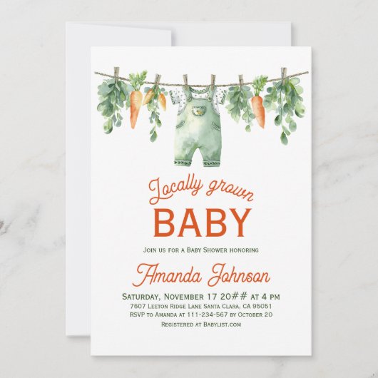 Boeren Tuin Waslijn Lokaal Geteelde Douche Kaart (Voorkant)