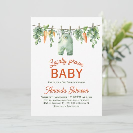 Boeren Tuin Waslijn Lokaal Geteelde Douche Kaart (Staand voorkant)