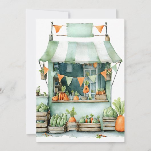 Boeren Tuin Waslijn Lokaal Geteelde Douche Kaart (Achterkant)