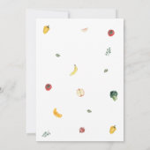 Boeren verbouwen lokaal Baby shower Kaart (Achterkant)