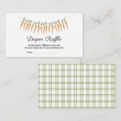 Boeren verkopen Baby lokaal geteeld Baby shower Informatiekaartje (Voorkant / Achterkant)