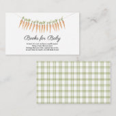 Boeren verkopen Baby lokaal geteeld Baby shower Informatiekaartje (Voorkant / Achterkant)