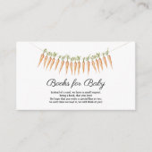 Boeren verkopen Baby lokaal geteeld Baby shower Informatiekaartje (Voorkant)