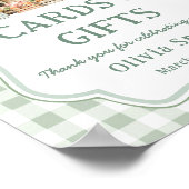 Boeren verkopen Baby shower Kaarten en geschenken Poster (Hoek)