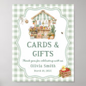 Boeren verkopen Baby shower Kaarten en geschenken Poster (Voorkant)