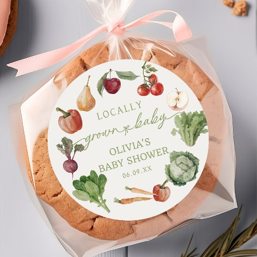 Boeren verkopen Baby shower Sticker
