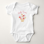 Boeren verkopen Berry Sweet baby shower Romper (Voorkant)