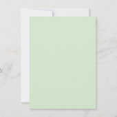 Boeren verkopen groen Baby shower Bedankkaart (Achterkant)