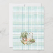 Boeren verkopen lokaal gekweekt Baby shower Kaart (Achterkant)