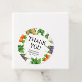 Boeren verkopen lokaal geteeld Baby shower Bedankjes Labels (In situ)