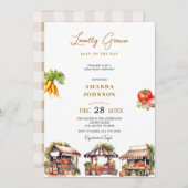 Boeren verkopen lokaal geteeld Baby shower Kaart (Voorkant / Achterkant)