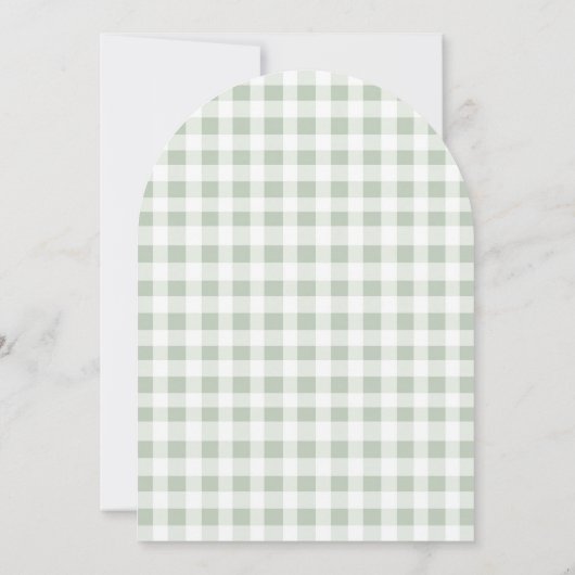 Boeren verkopen lokaal geteeld Boho-Baby shower Kaart (Achterkant)