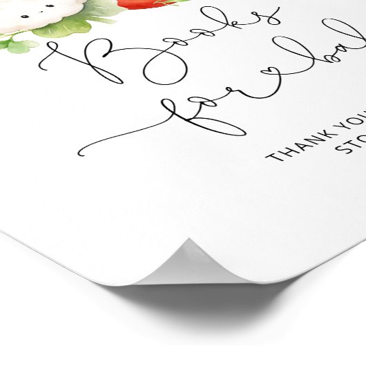 Boeren verkopen lokaal geteelde Boeken voor baby Poster (Hoek)