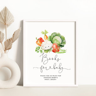 Boeren verkopen lokaal geteelde Boeken voor baby Poster