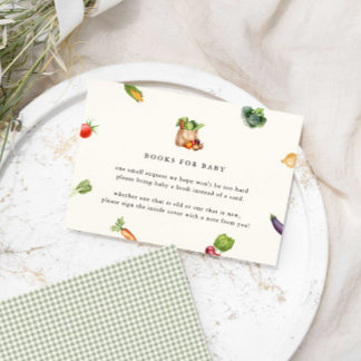 Boeren verkopen lokaal geteelde boeken voor Baby s Informatiekaartje