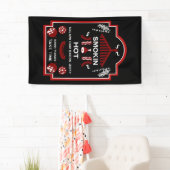 Boeren verkopen rookvlees spandoek (Insitu)