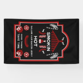 Boeren verkopen rookvlees spandoek (Horizontaal)
