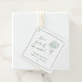 Boeren verse bruidsmeubelmarkt bruiloftdouche bedankjes labels (In situ)