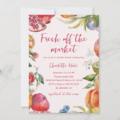 Boeren verse producten van de markt Bruiloftsshowe Kaart (Voorkant)