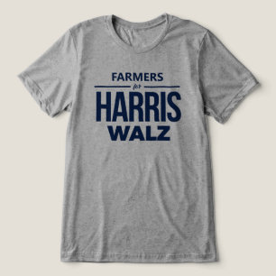 Boeren voor Harris Walz Tri-Blend Shirt