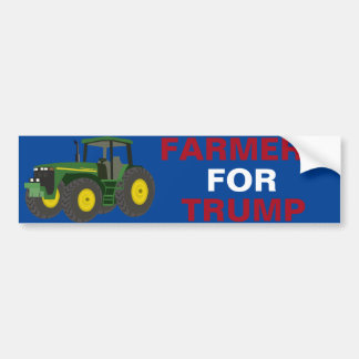 Boeren voor President-Trump-bumpersticker Bumpersticker