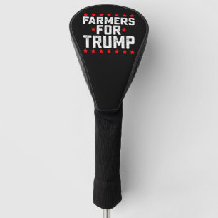 Boeren voor Trump presidentsverkiezing retro Golfheadcover