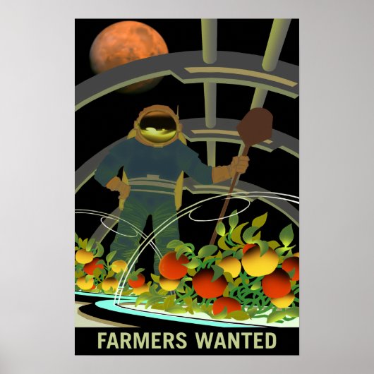 Boeren wilden overleven op Mars Poster (Voorkant)
