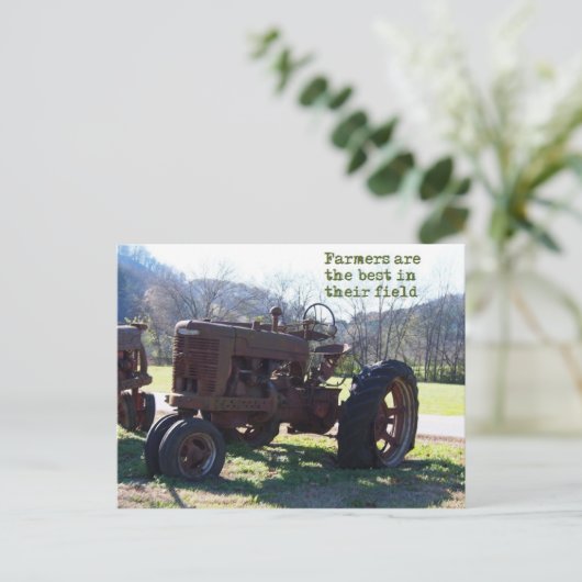 Boeren zijn... briefkaart (Staand voorkant)