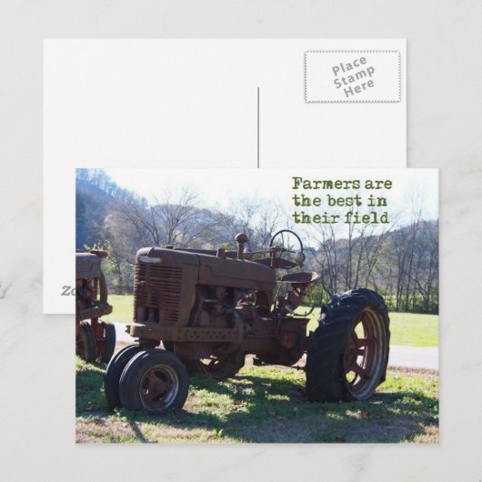 Boeren zijn... briefkaart (Voorkant / Achterkant)