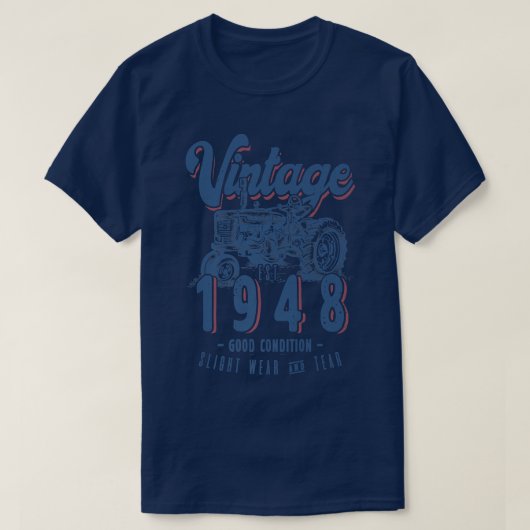  boerenboer geboren in 1948 en Oost T-shirt (Design voorkant)