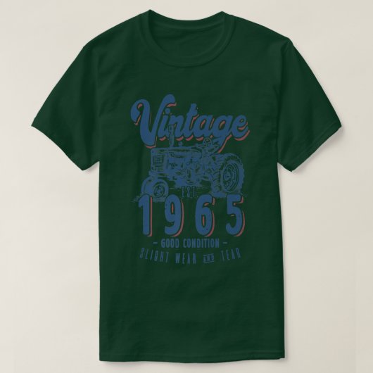 boerenboer geboren in 1965 en Oost T-shirt (Design voorkant)