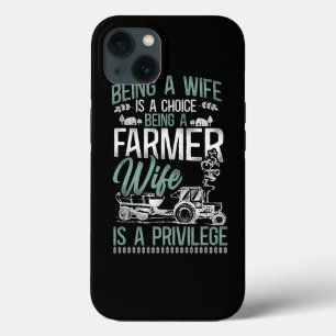 boerenboer met boerenkindertractor  een vrouw I Case-Mate iPhone Case