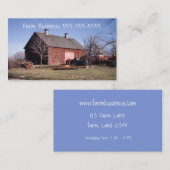 Boerenboerderij Uitrusting Boerderij Landschap Visitekaartje (Voorkant / Achterkant)