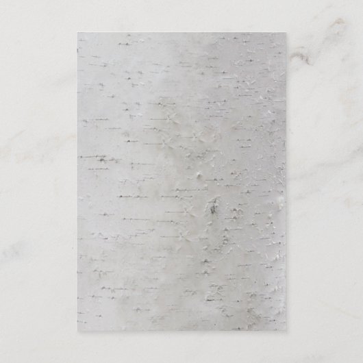 Boerenbruiloft Gesneden Hart Berkenboom Trouwrecep Informatiekaartje (Achterkant)