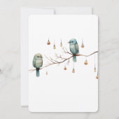 Boerenbruiloft Liefdesvogels Save the Date (Achterkant)