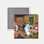 Boerenbruiloft, Pieter Bruegel Magneet (Voorkant / Achterkant)