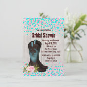 Boerenburen Bruiloft Bridal Shower Kaart (Staand voorkant)