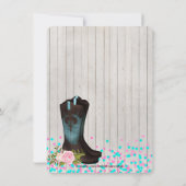 Boerenburen Bruiloft Bridal Shower Kaart (Achterkant)