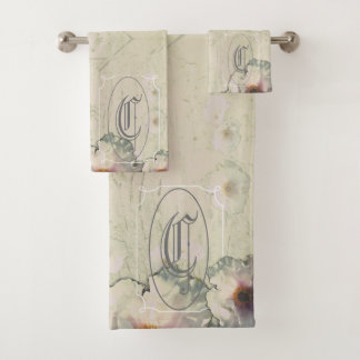 Boerencharme Boom Pioen Monogram Bad Handdoek