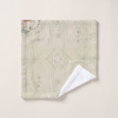 Boerencharme Boom Pioen Monogram Bad Handdoek (Wasdoekje)
