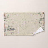Boerencharme Boom Pioen Monogram Bad Handdoek (Handdoek)