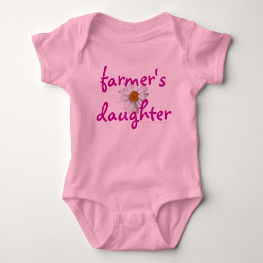 Boerendochter, baby, baby romper (Voorkant)