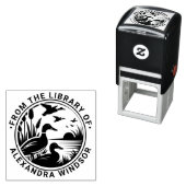 Boereneenden in Riet Bibliotheek Boeknaam Zelfinktende Stempel (In situ)