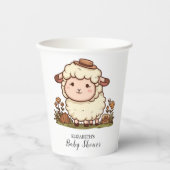 boerenerf  Baby shower Papieren Bekers (Voorkant)