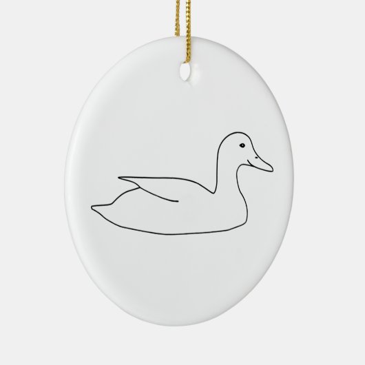 Boerenerf eend keramisch ornament (Rechts)