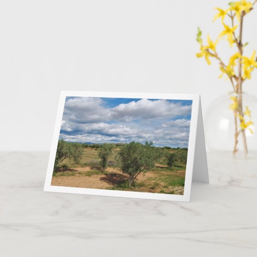 Boerenerf Hemel Landschap Kaart (Gele Bloem)