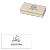 Boerenerf Landelijke antieke eieren Rubberstempel (Gestempeld)
