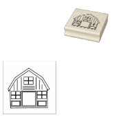 boerenerf rubberstempel (Gestempeld)