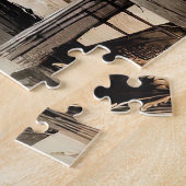 Boerenerf Trekpaard Legpuzzel (Zijkant)